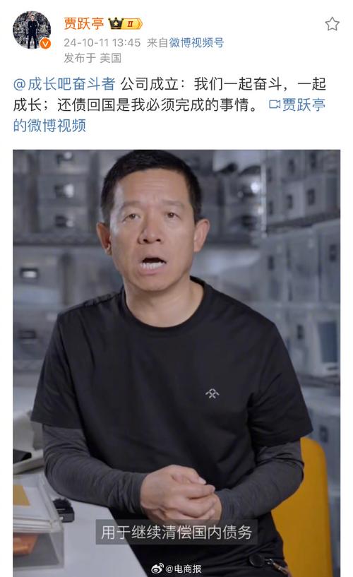 贾跃亭回应还债回国,贾跃亭回应还债回国时间